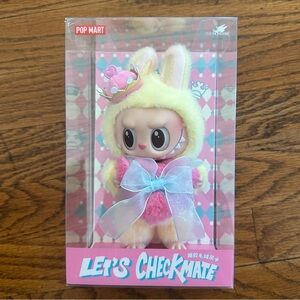 AUTHENTIC & SEALED LABUBU- THE MONSTERS Let's Checkmate Vinyl Plush Hanging Card